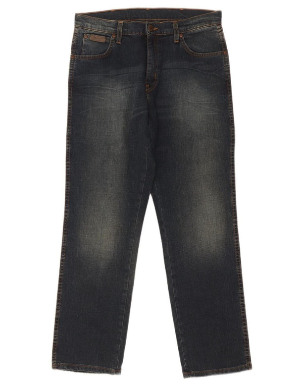 Wrangler Herren Texas Stretch Straight Jeans W32 L30 Marineblau