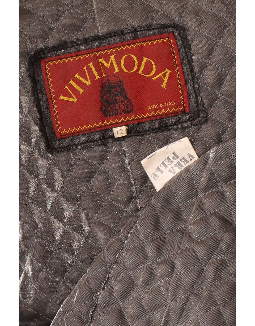 Vintage Damen Übergroße zweireihige Militärjacke IT 42 Medium Schwarz