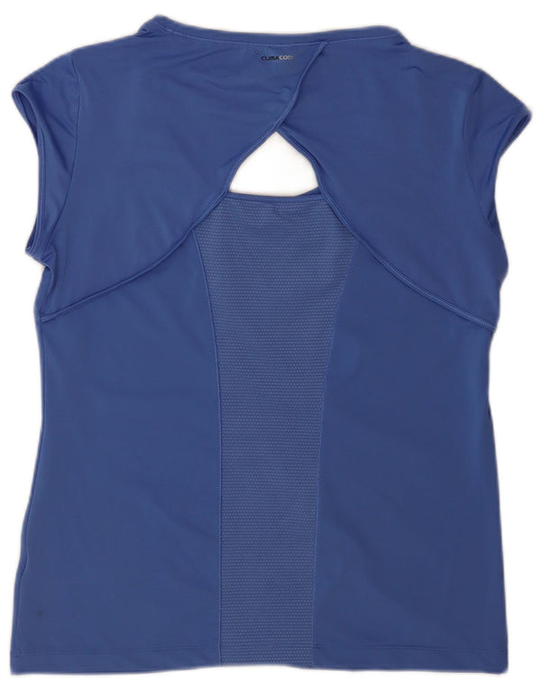 Adidas Damen Climacool T-Shirt Top UK 22 XL Blau Sport