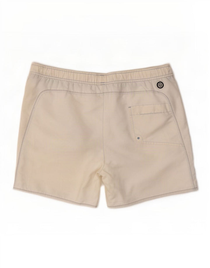 Colmar Herren Badeshorts mit Grafik IT 52 Large Weiß Polyester
