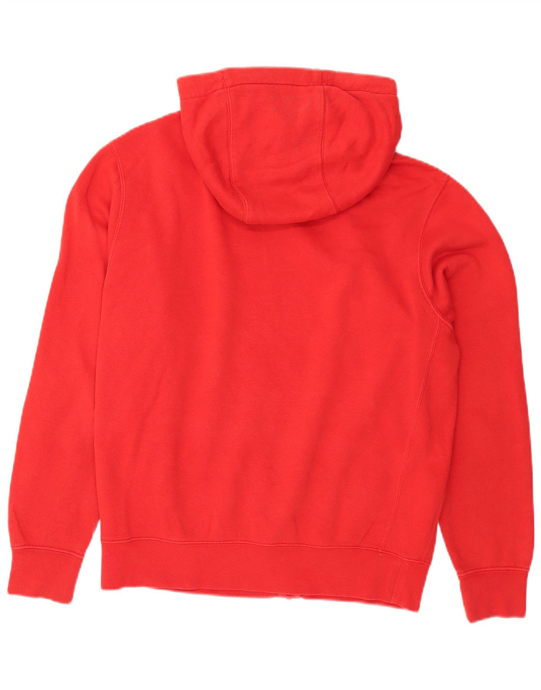Nike Herren-Kapuzenpullover mit Reißverschluss, klein, aus roter Baumwolle