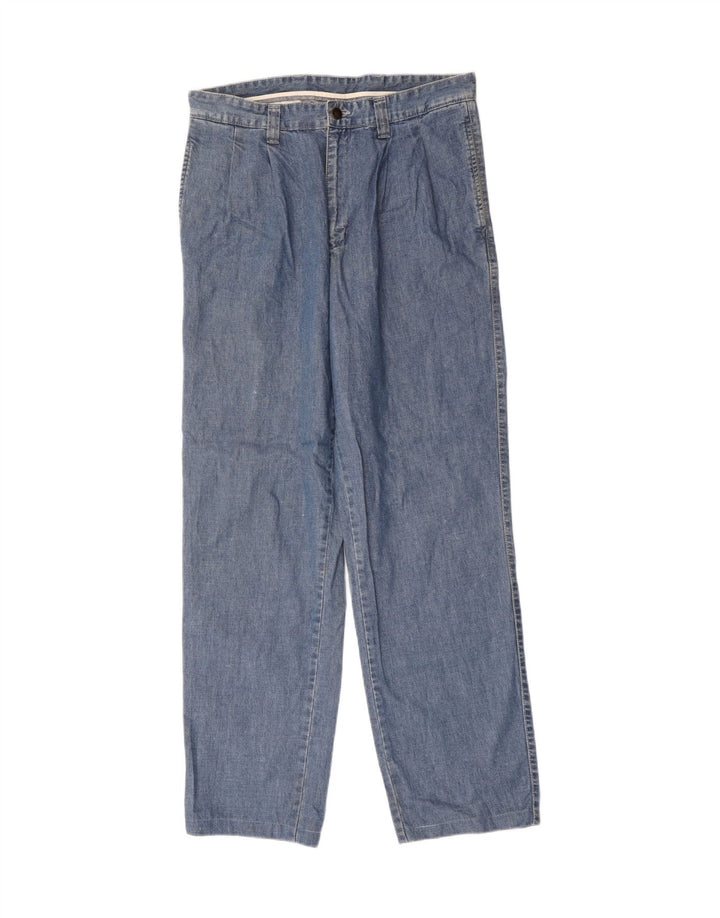 Vintage Damen Straight Jeans W33 L34 Blau