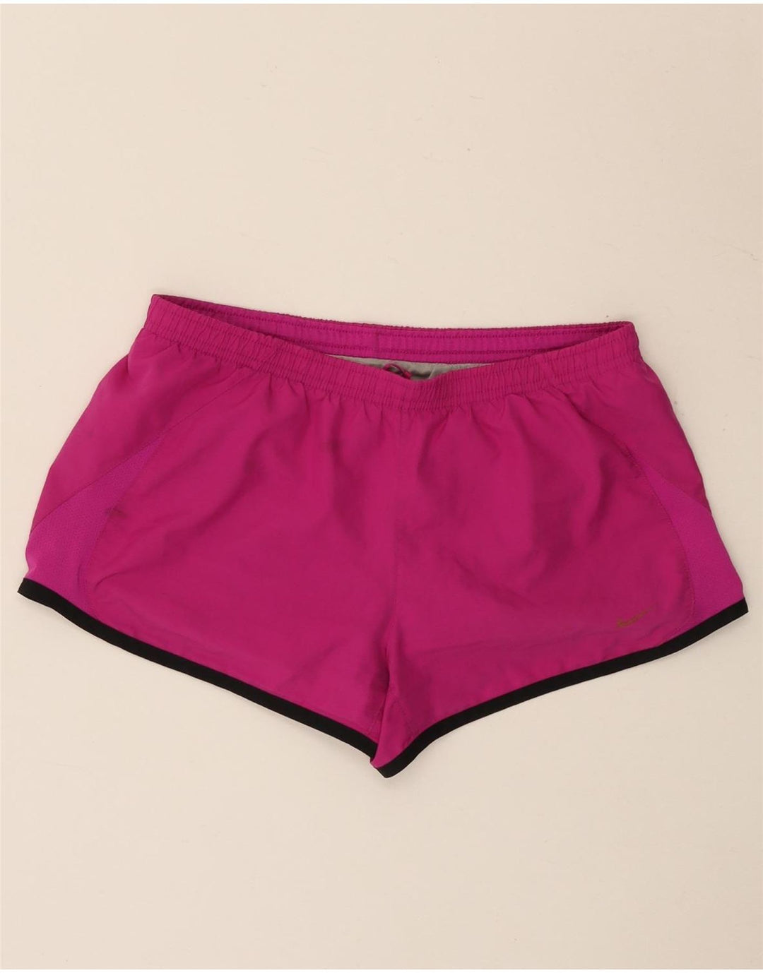 Nike Damen Sportshorts UK 12 Medium Lila Polyester
