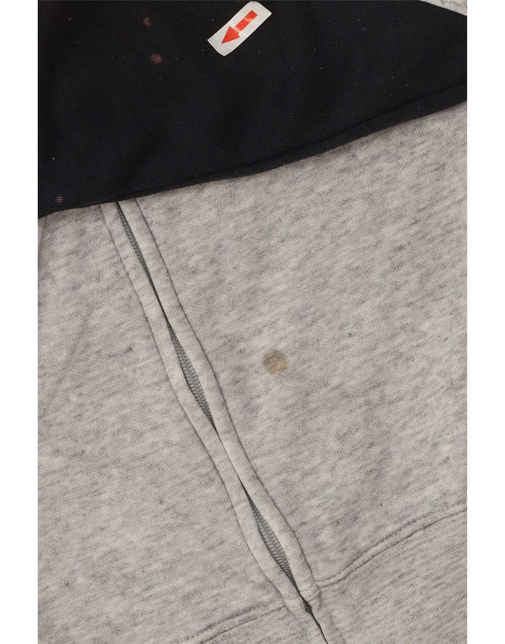 Champion Herren-Trainingsanzug-Oberjacke aus mittelgrauer Colourblock-Baumwolle