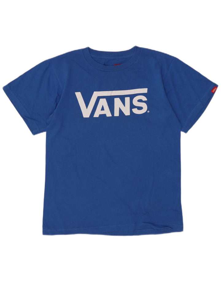 Vans Damen-T-Shirt mit klassischer Passform und Grafik, UK 6 XS, Blau