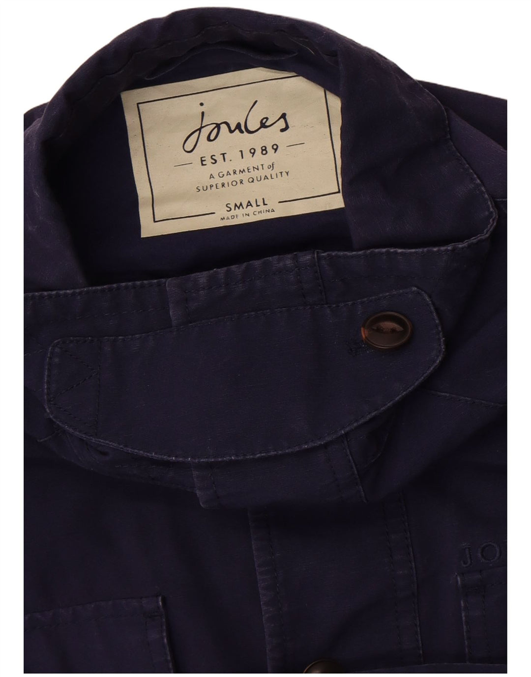 Joules Herren-Utility-Jacke UK 36 Small Marineblau