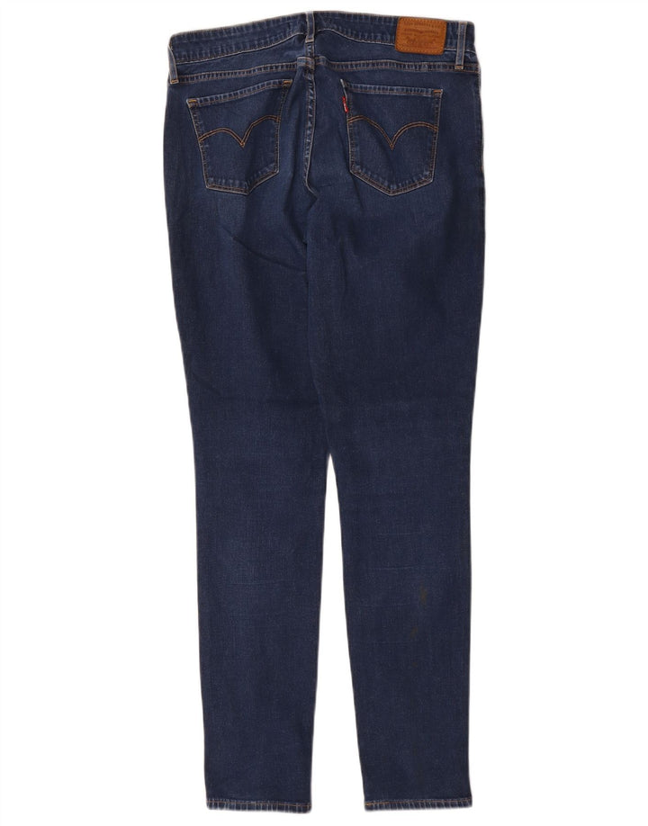 Levi's Damen 711 Skinny Jeans W30 L29 Blaue Baumwolle