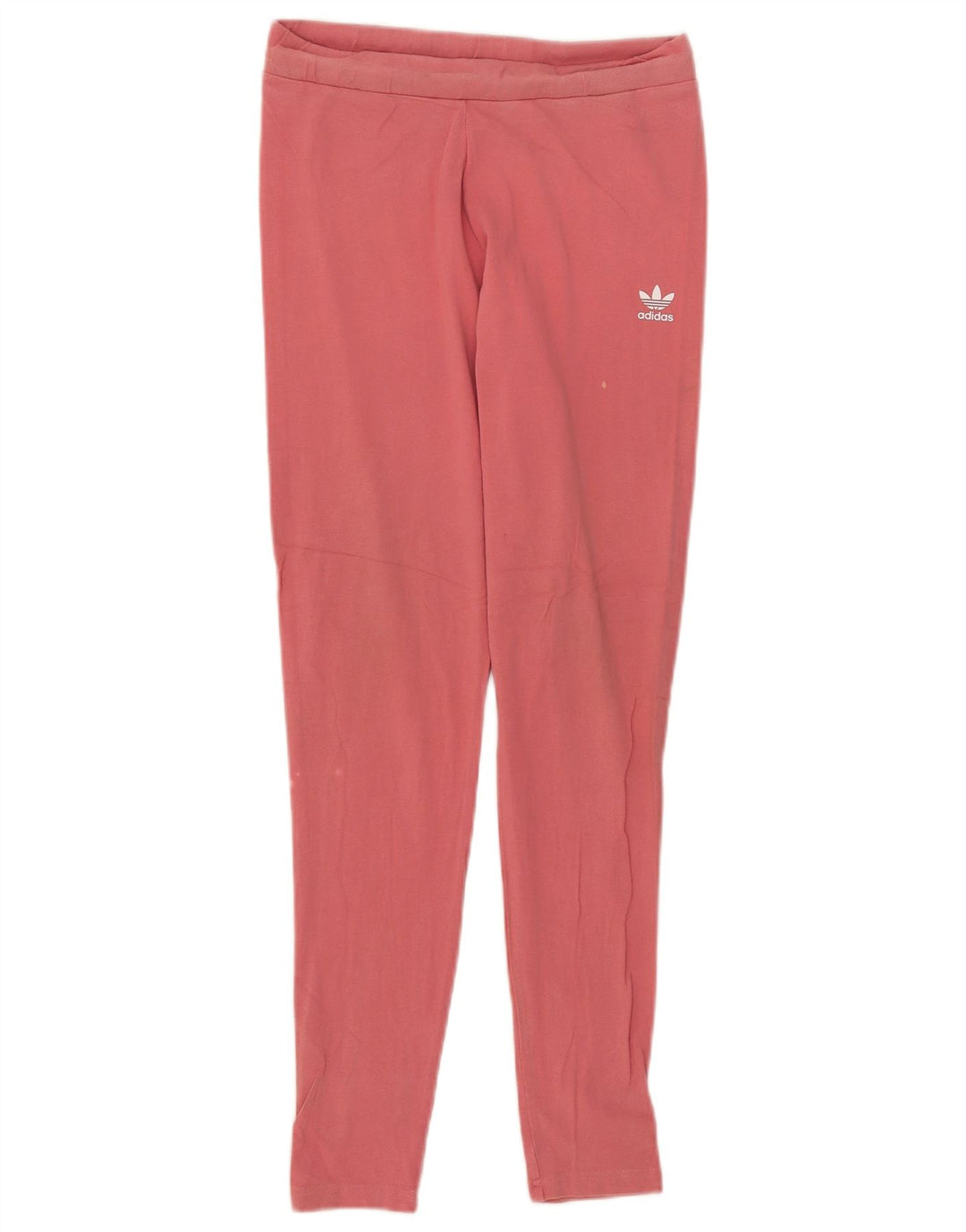 Adidas Damen Leggings UK 12 Mittelrosa Baumwolle