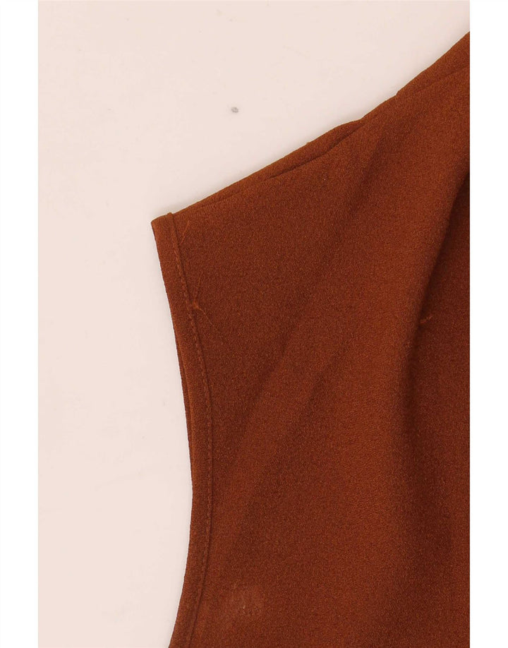 Next Ärmelloses Etuikleid für Damen, UK 46, Größe L, Braun, Polyester
