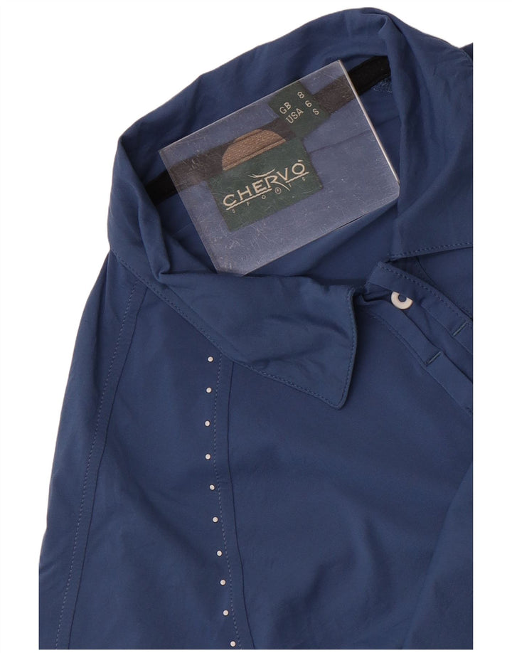 Chervo Damen Poloshirt UK 8 Small Blau