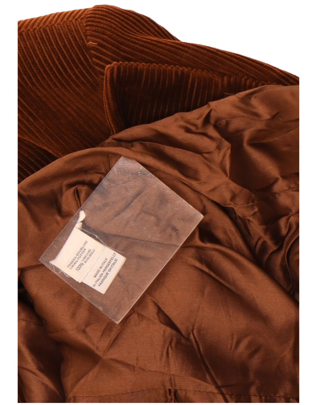 Vintage Damen 3-Knopf-Blazerjacke UK 14 Mittelbraun Argyle/Diamant