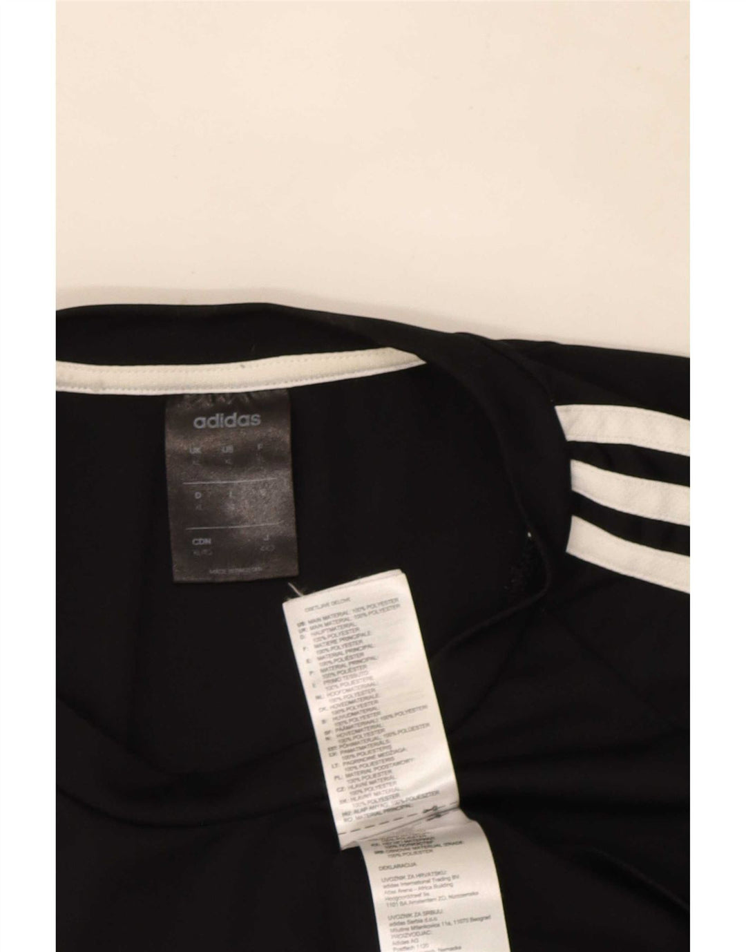 Adidas Herren Climalite T-Shirt Top XL Schwarz Polyester