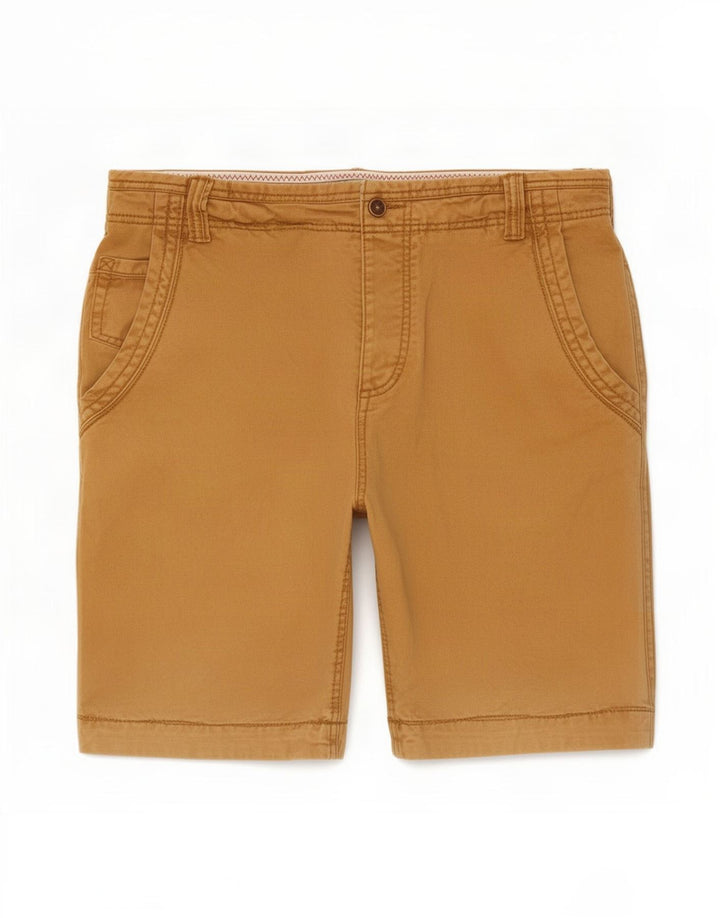 Fat Face Damen Chino-Shorts, Größe L, W34, braune Baumwolle
