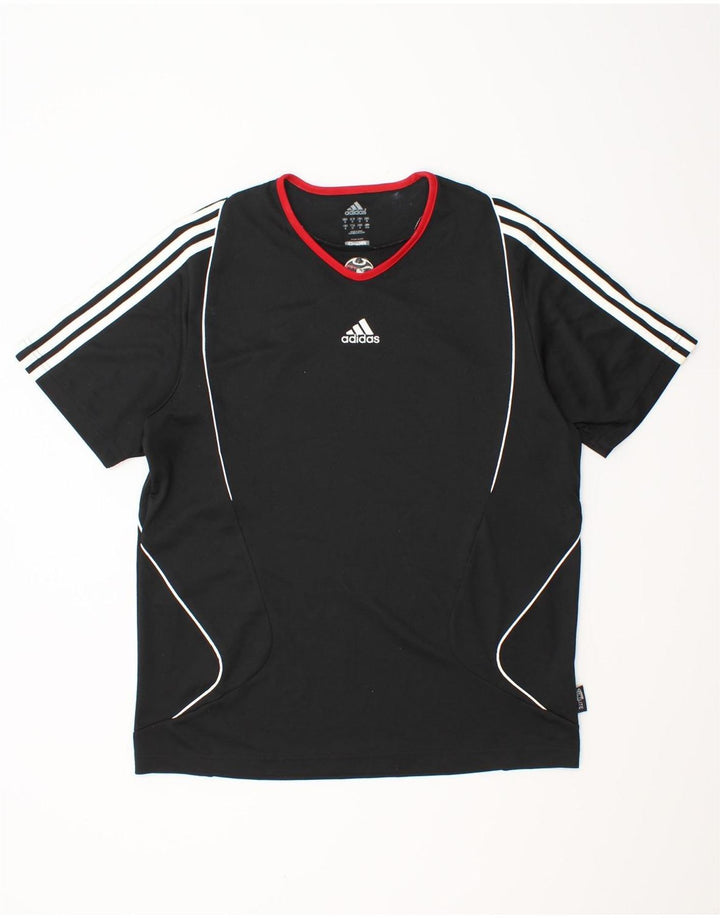 ADIDAS Herren Clima 365 T-Shirt Top Medium Schwarz Polyester