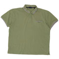 Gant Herren Poloshirt 2XL grün gestreift aus Baumwolle