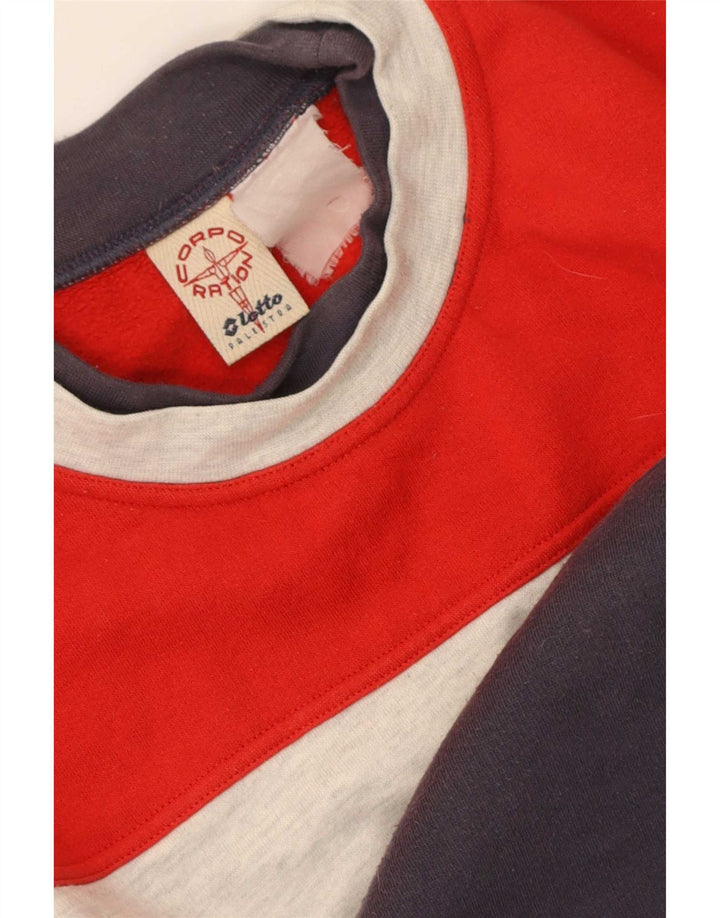 Lotto Herren-Sweatshirt mit Grafik, groß, mehrfarbig, Farbblock
