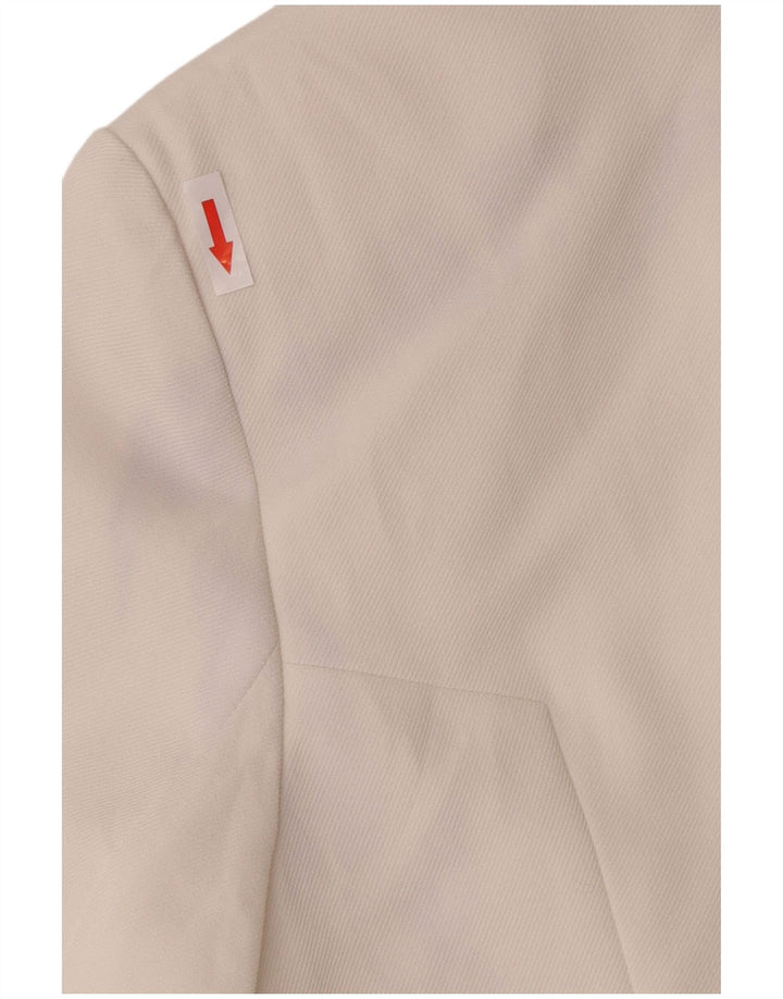 Jürgen Michaelsen Damen-Blazerjacke mit 3 Knöpfen, Gr. 10, Größe S, Weiß, Polyester