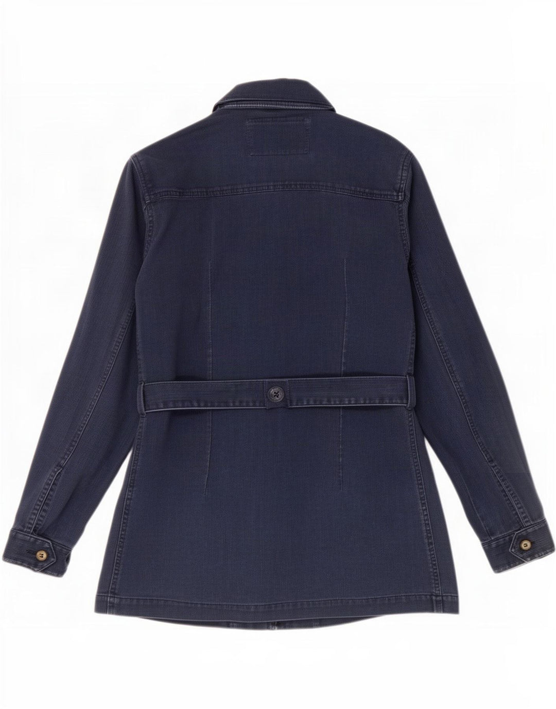 Rifle Damen Militärjacke UK 10 Small Marineblaue Baumwolle