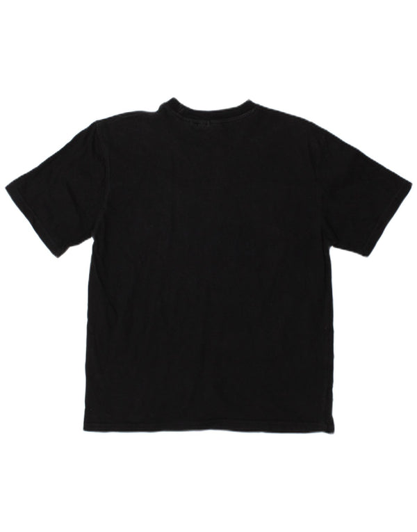 Fila T-Shirt mit Grafik für Jungen, 11–12 Jahre, Größe L, schwarze Baumwolle