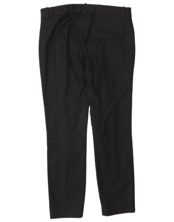 Zara Damen Slim Freizeithose EU 38 Small W28 L28 Schwarz