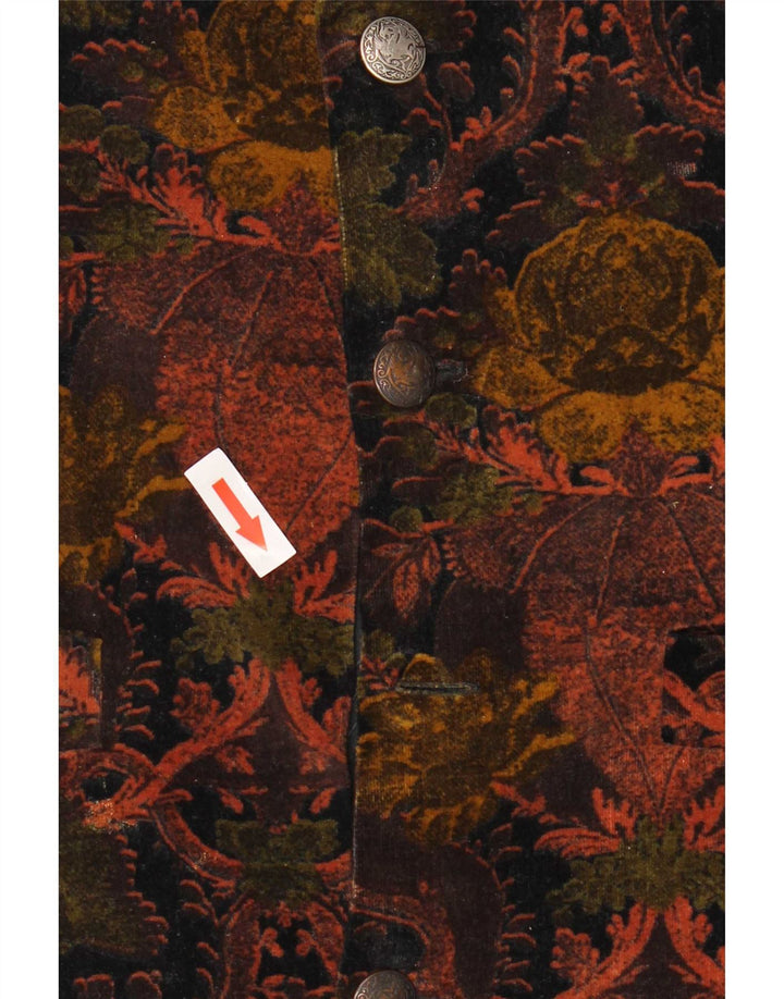 Mckay Herrenweste XL, mehrfarbig, Blumenmuster, Baumwolle
