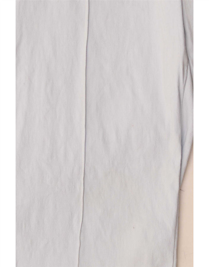 Zara Damen Capri-Hose, Größe S, W26, L17, Blau