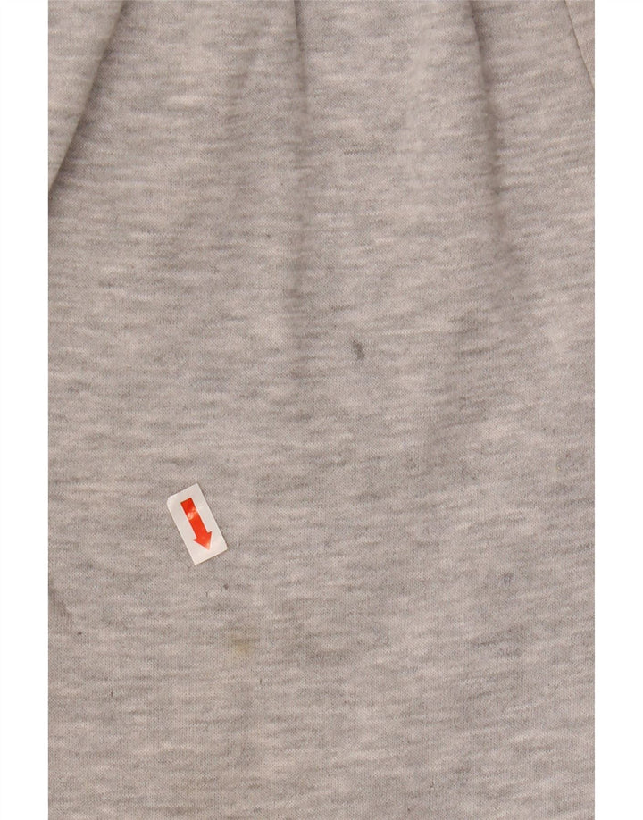 Kappa Herren-Trainingshose mit grafischem Muster, große graue Baumwolle