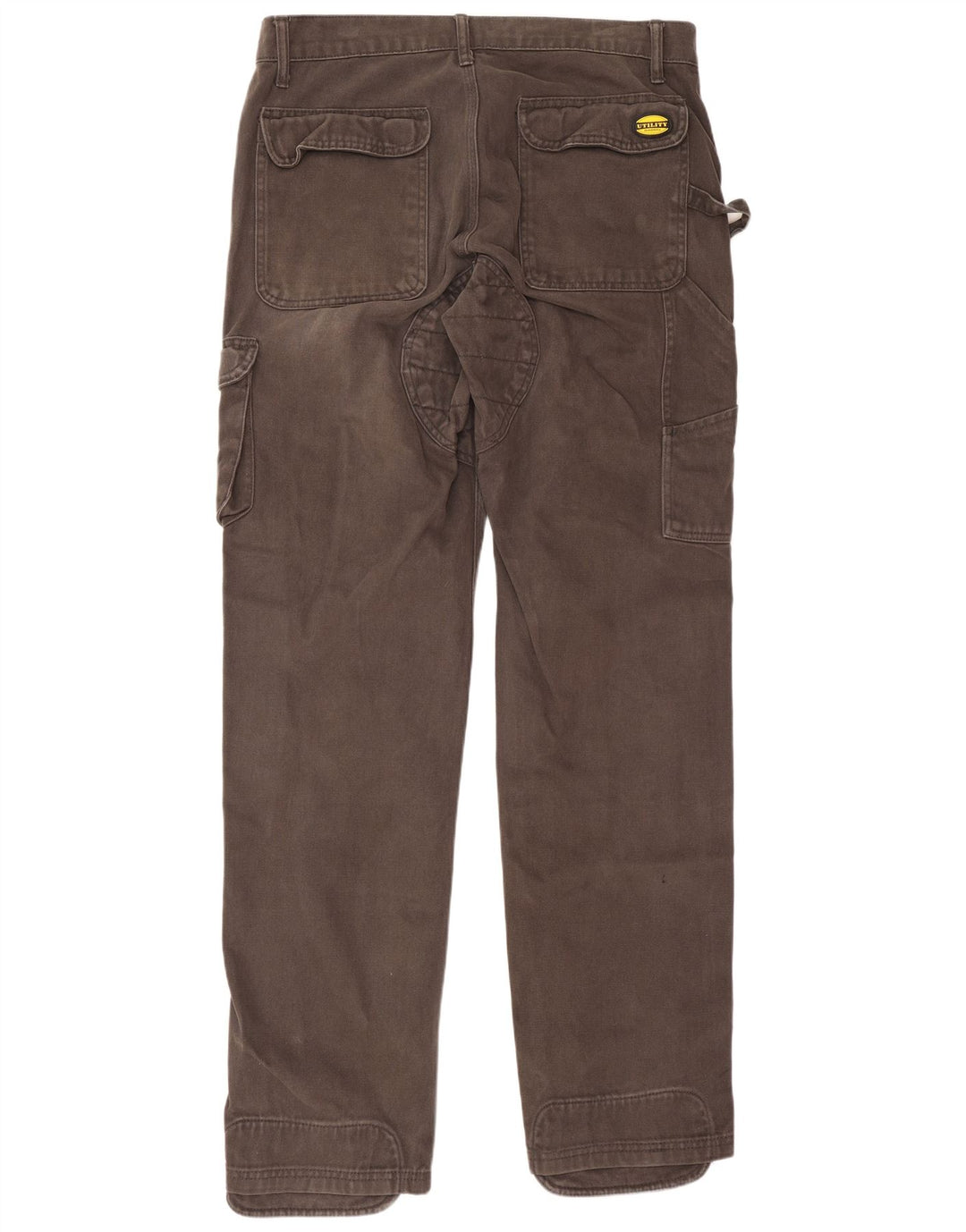 Diadora Slim Cargo-Hose für Herren, Größe L, W34, L34, Grau, Baumwolle