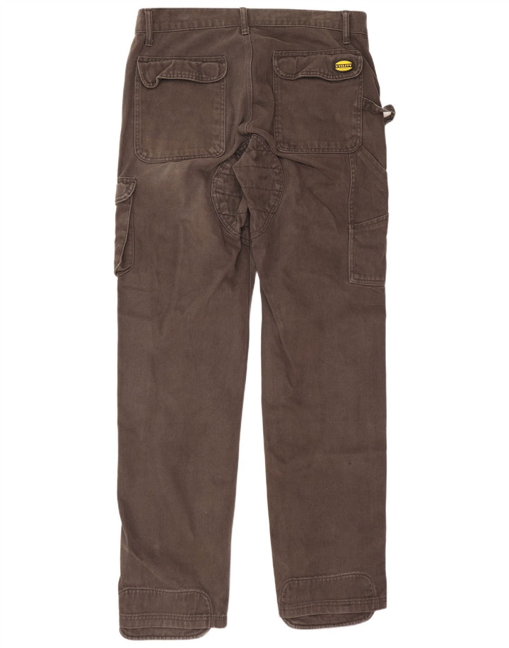 Diadora Slim Cargo-Hose für Herren, Größe L, W34, L34, Grau, Baumwolle