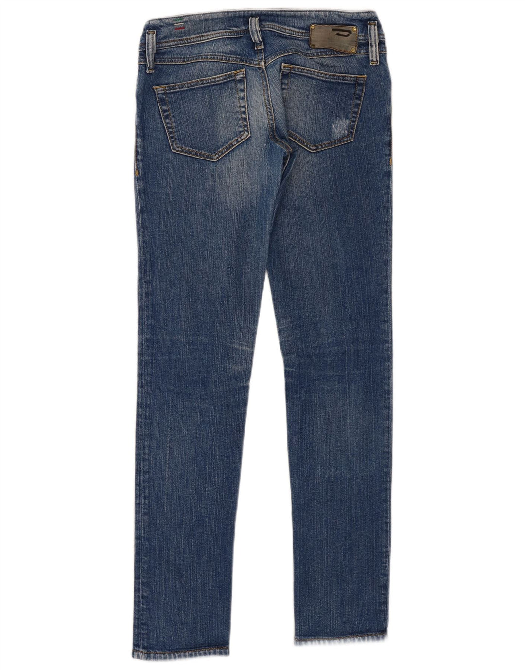 Diesel Damen Matic Distressed Slim Jeans W28 L32 Blau