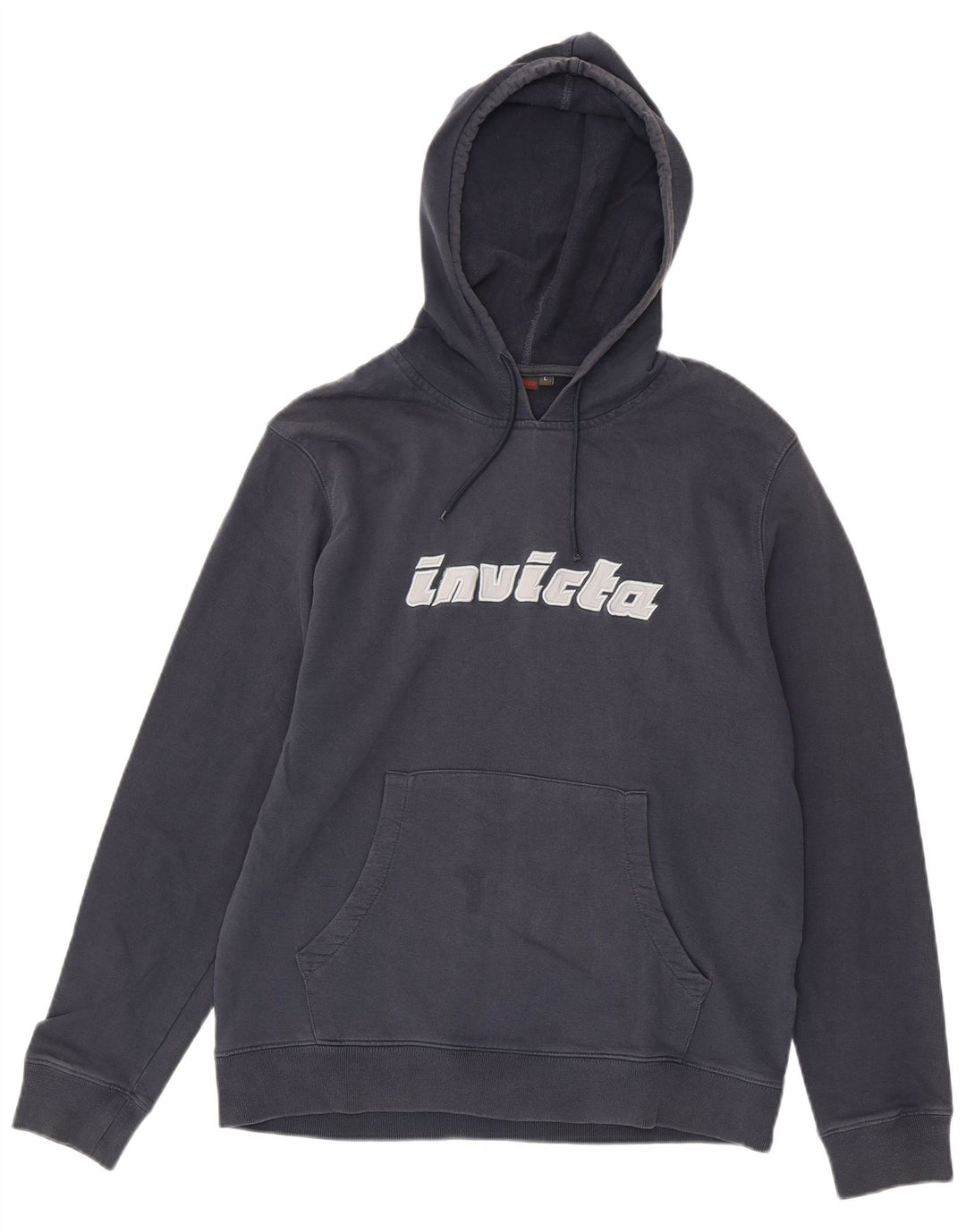 Invicta Herren-Kapuzenpullover mit Grafik, groß, marineblau, Baumwolle