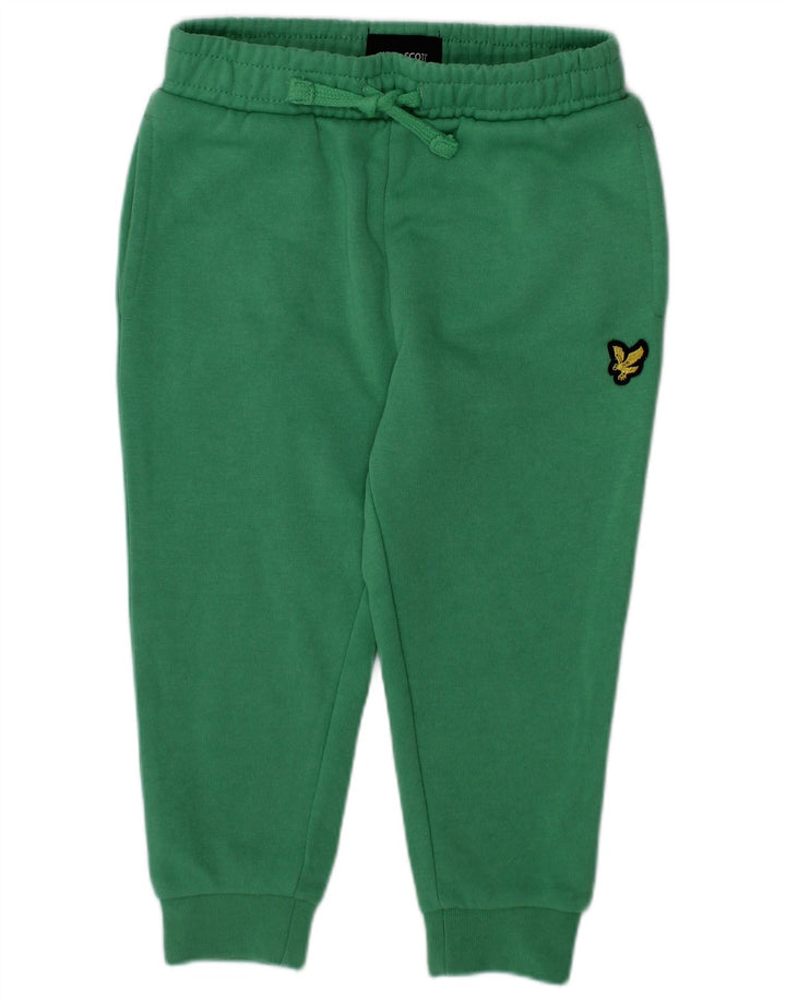 Lyle & Scott Baby-Mädchen-Trainingshose, 18–24 Monate, grüne Baumwolle