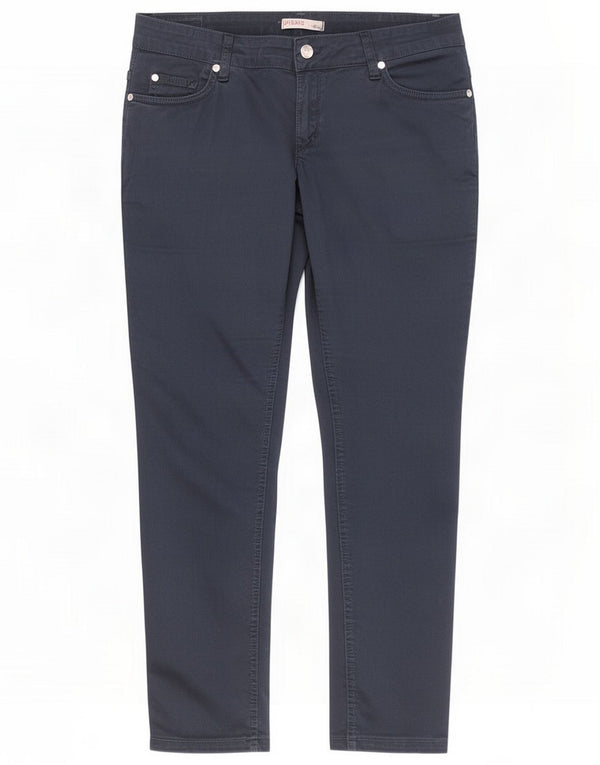 Liu Jo Damen Slim Freizeithose W32 L28 Marineblau