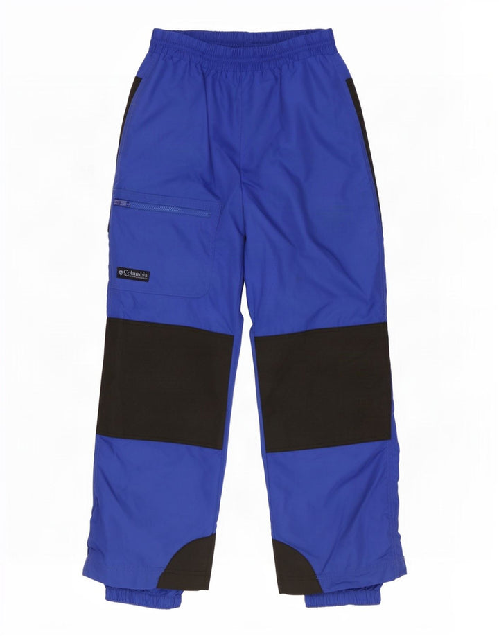 Columbia Herren-Skihose aus mittelblauem Colourblock-Nylon