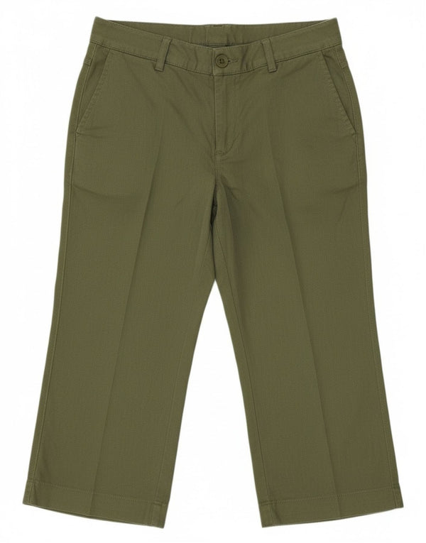 Fila Damen Caprihose UK 16 Large W36 L16 Khaki Baumwolle