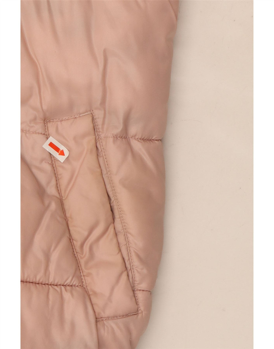 Superdry Wattierte Jacke mit Kapuze für Damen, UK 12, Mittelrosa, Nylon
