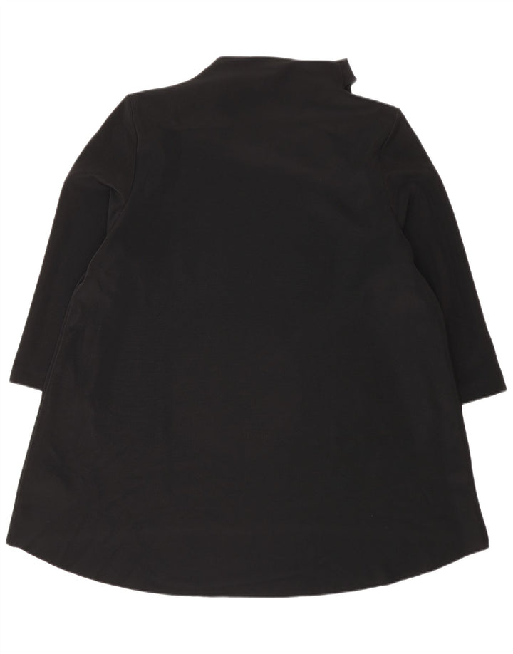 Cos Damen-Tunikakleid mit 3/4-Ärmeln, UK-Größe 44, Mittelschwarz, Polyester