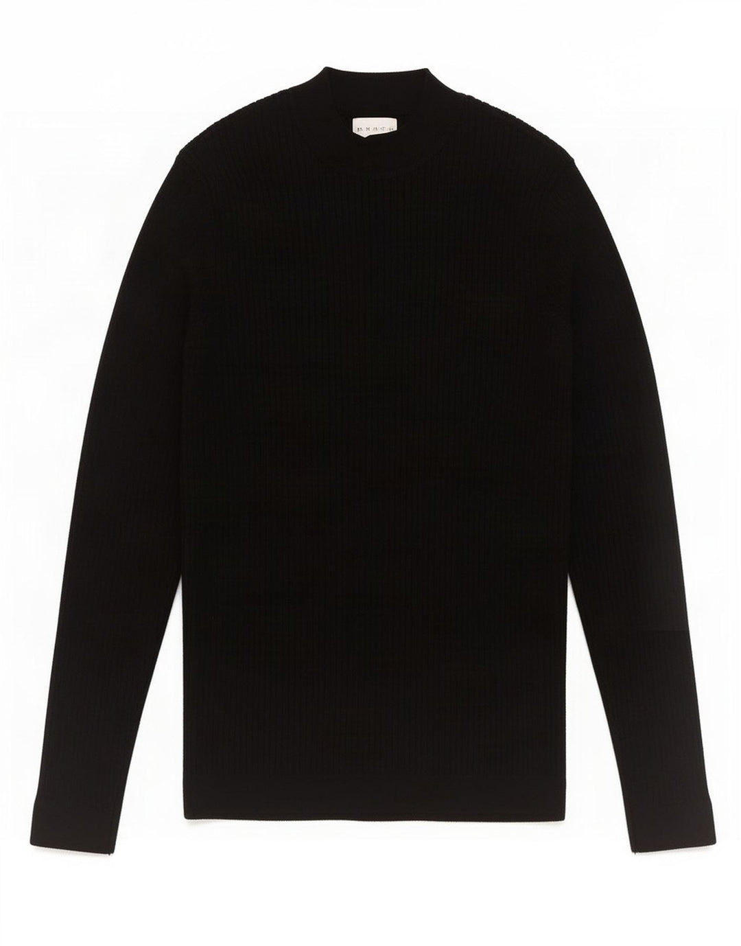 Zara Herren-Pullover mit Rollkragen, mittelschwarz, Viskose