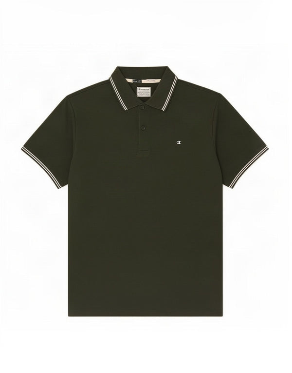 Champion Herren Easy Fit Poloshirt XL, grüne Baumwolle