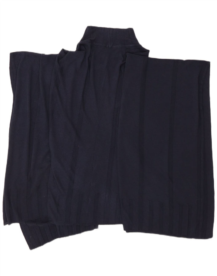Marks & Spencer Poncho-Pullover für Damen, Einheitsgröße, marineblaue Viskose