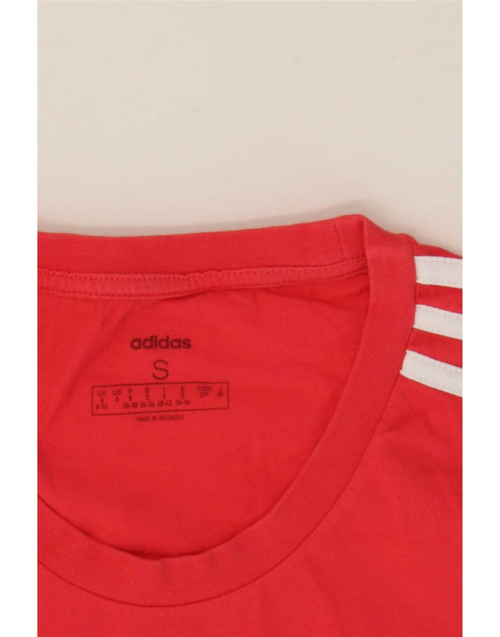 Adidas Damen T-Shirt Top UK 8/10 Small Rot