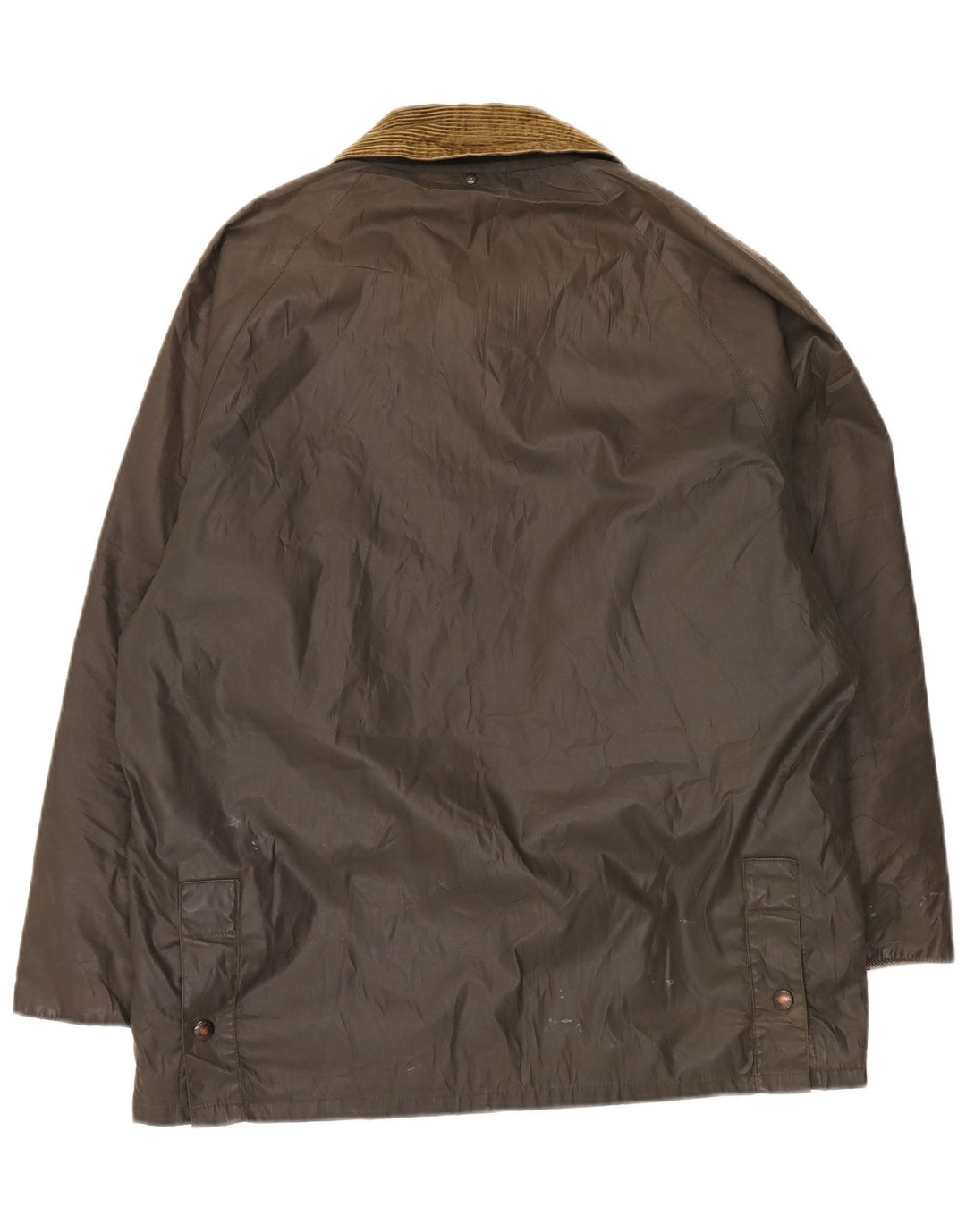 Vintage Herrenjacke aus gewachster Baumwolle UK 40 Large Grün