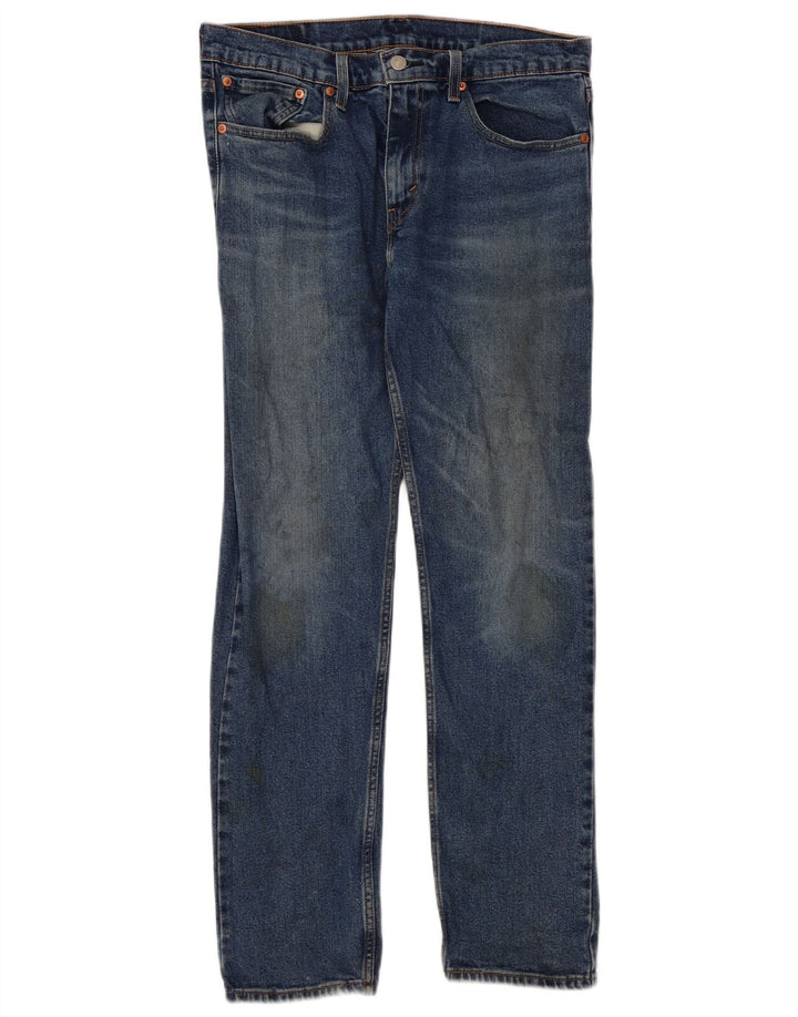 Levi's Damen 502 Tapered Jeans W31 L32 Blaue Baumwolle