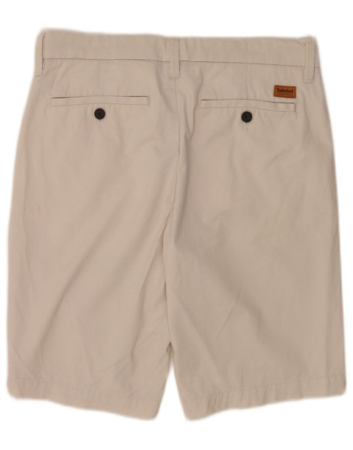 Timberland Herren Chinoshorts W29 Medium Off White Baumwolle