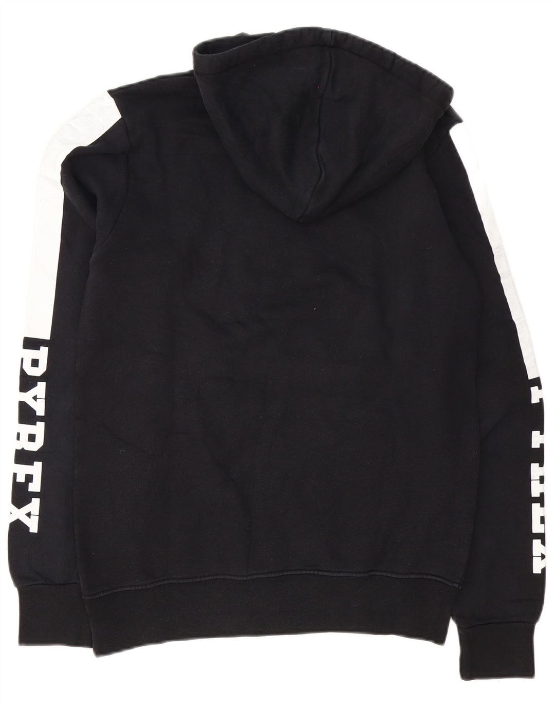 Pyrex Herren-Kapuzenpullover mit Grafik, Größe S, Schwarz, Colourblock-Baumwolle