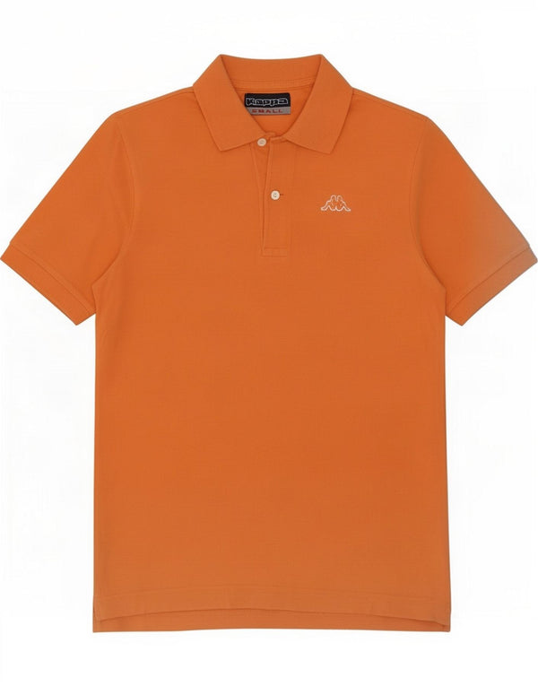 Kappa Herren Poloshirt Small Orange Baumwolle