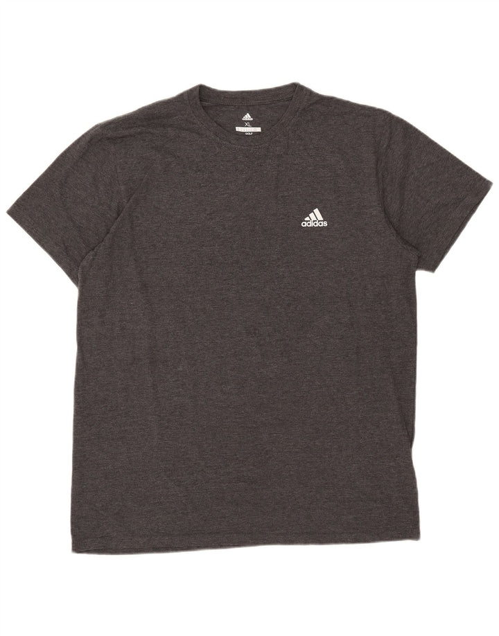 Adidas Herren T-Shirt Top XL Grau Polyester
