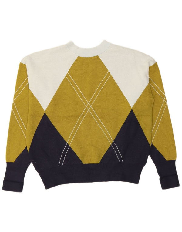 Marks & Spencer Damen-Pullover mit Rundhalsausschnitt, Gr. 14, mittleres Marineblau