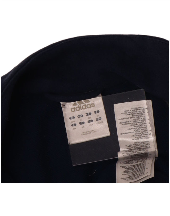 ADIDAS Herren Climalite Trainingsanzug Top Jacke UK 52/54 2XL Marineblau Baumwolle