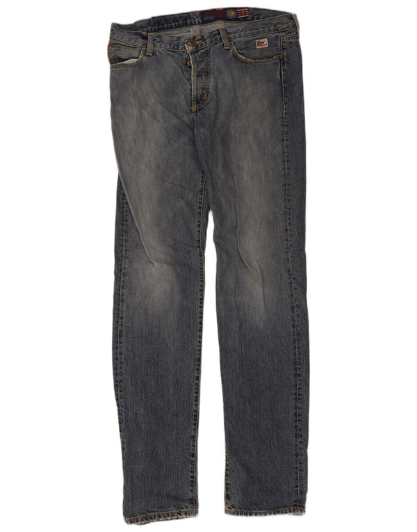 Roy Rogers Damen Slim Jeans W32 L35 Blaue Baumwolle